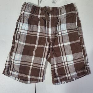 Gymboree Brown Plaid Kids Shorts
